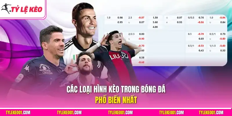 Các loại hình kèo trong bóng đá phổ biến nhất