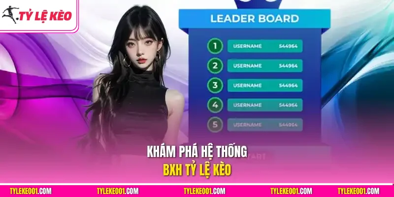Khám phá hệ thống BXH Tỷ Lệ Kèo