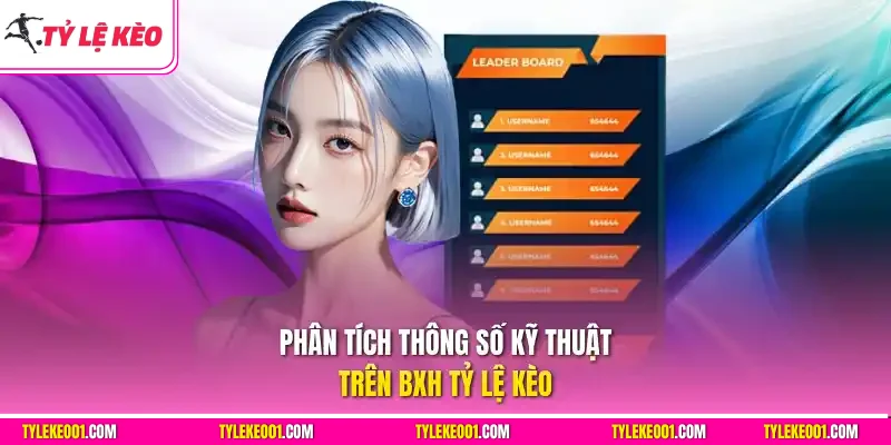 Phân tích thông số kỹ thuật trên BXH Tỷ Lệ Kèo